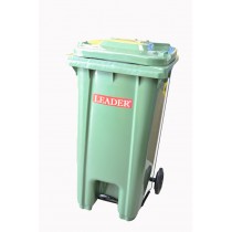 MOBILE GARBAGE BIN with FOOT PEDAL 100L